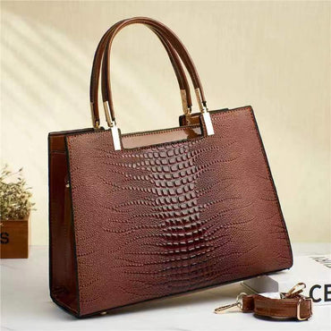 Crocodile Pattern Handbag