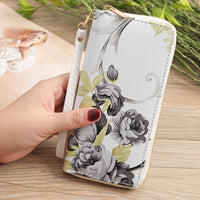 Ladies Printed Long Wallet Clutch