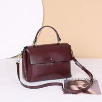 Casual Soft Cowhide Shoulder Bag