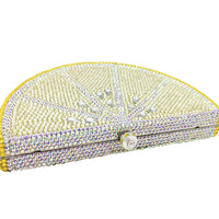 Women's Flat Bottom Diamond Party Clutch