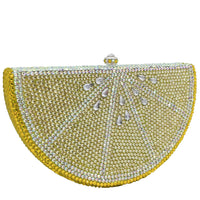 Women's Flat Bottom Diamond Party Clutch