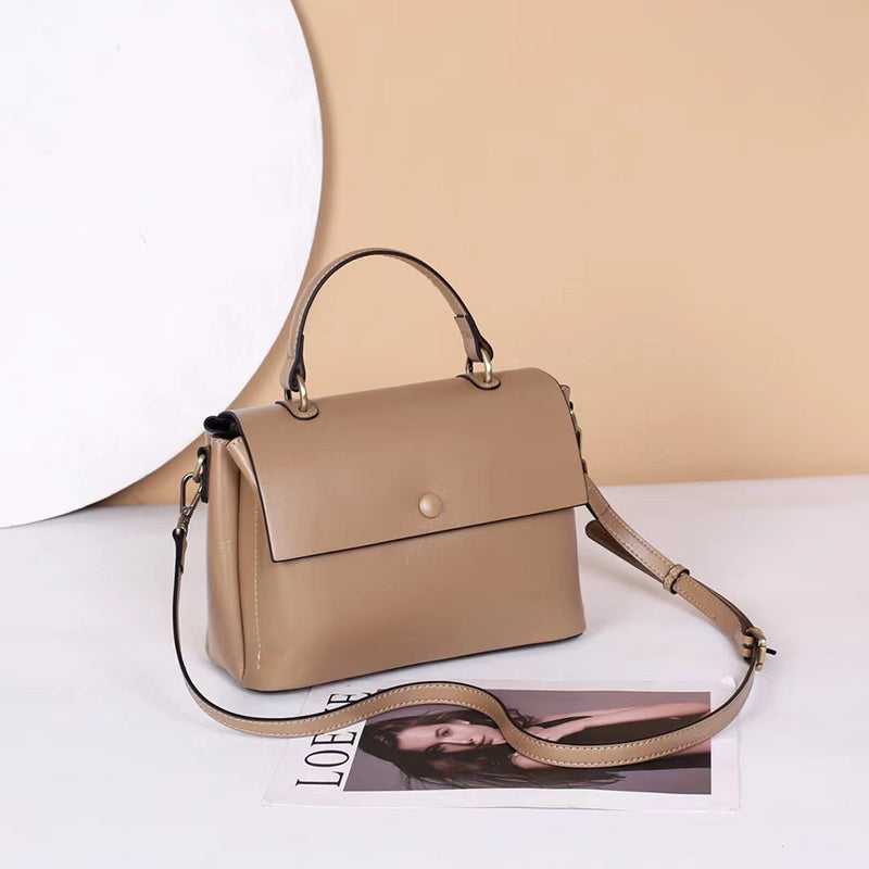 Casual Soft Cowhide Shoulder Bag