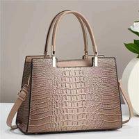 Crocodile Pattern Handbag