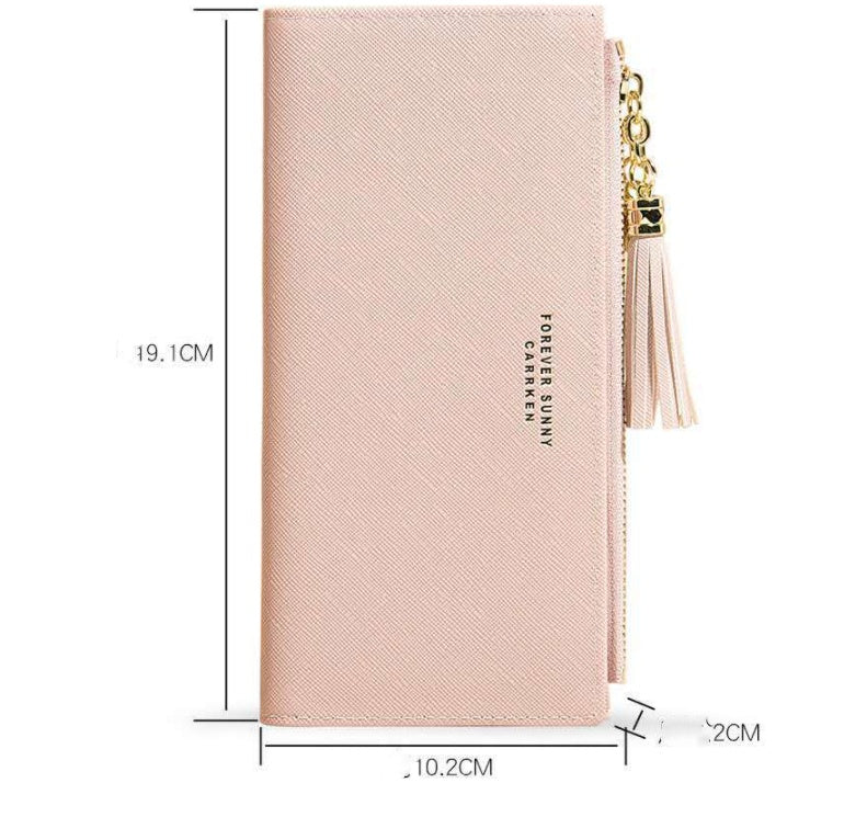 Tassel Zipper Wallet