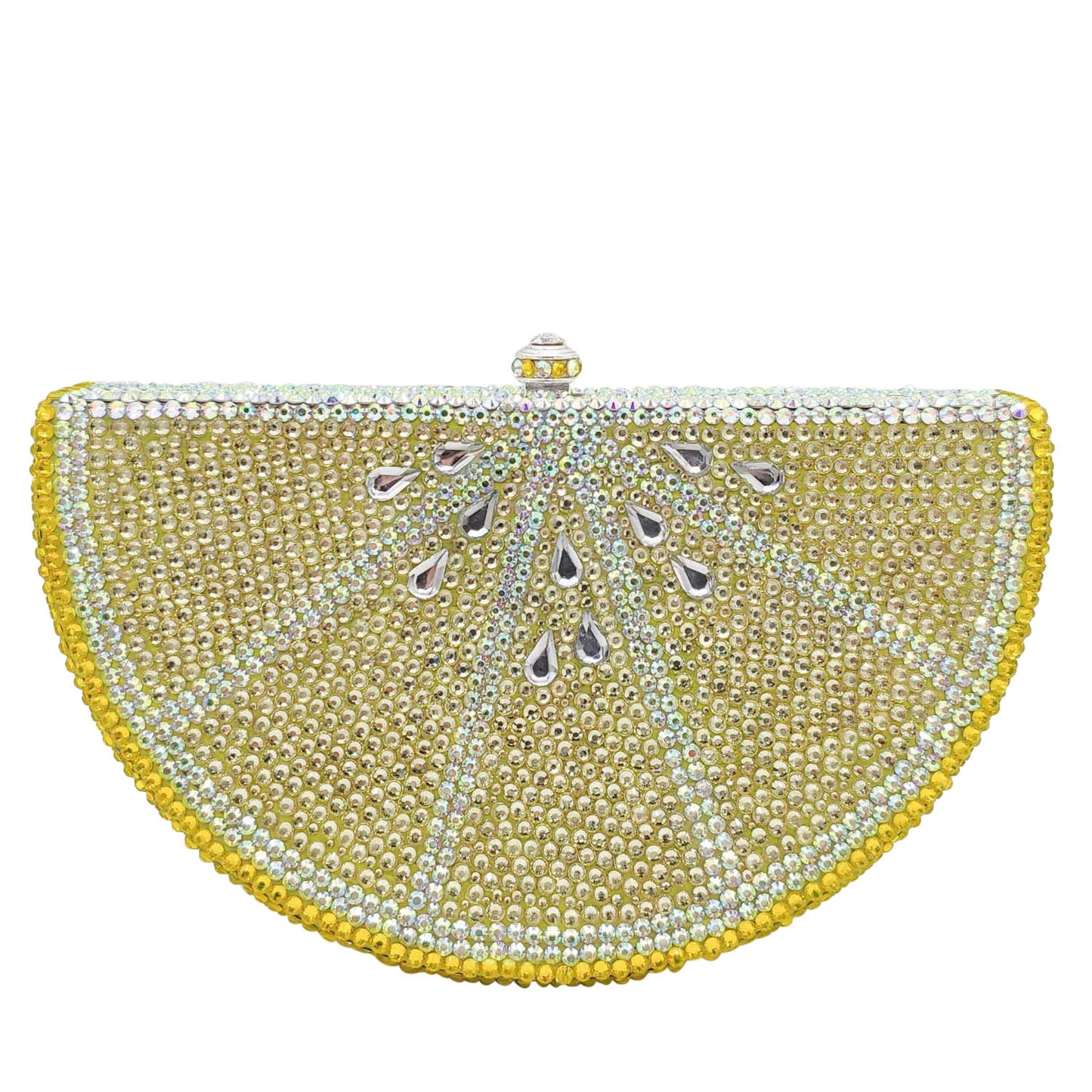 Women's Flat Bottom Diamond Party Clutch