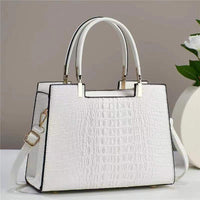 Crocodile Pattern Handbag