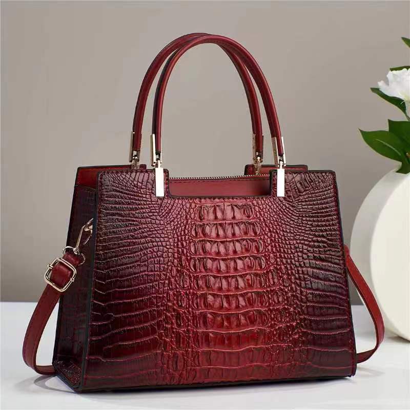 Crocodile Pattern Handbag