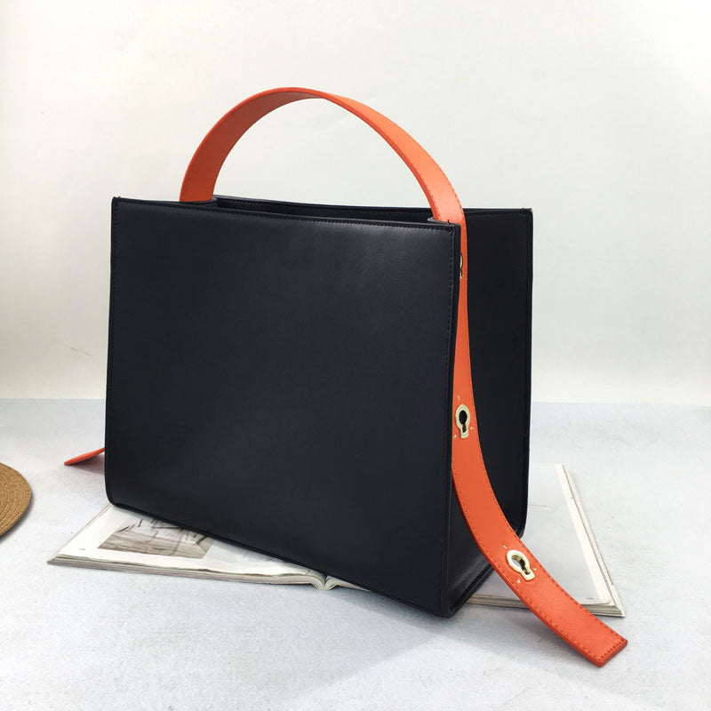 French Style Leather Shoulder Bag