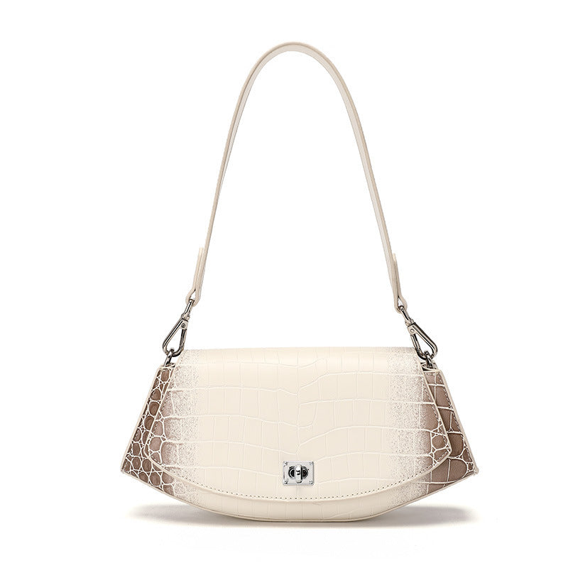 Embossed Elegance Satchel