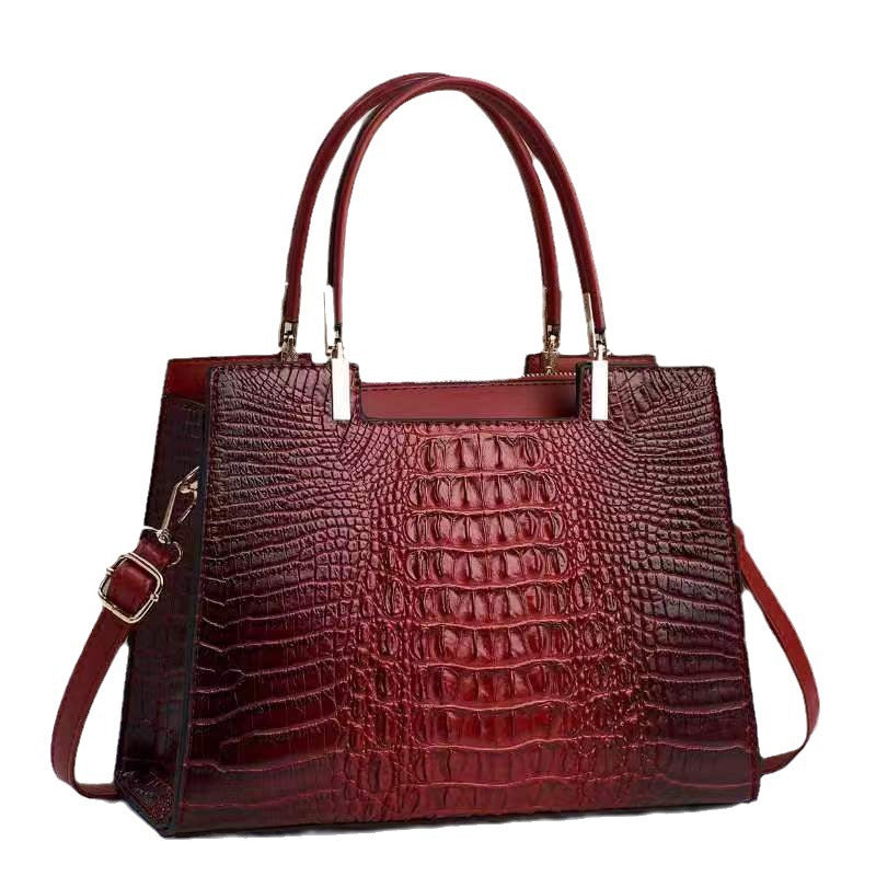 Crocodile Pattern Handbag